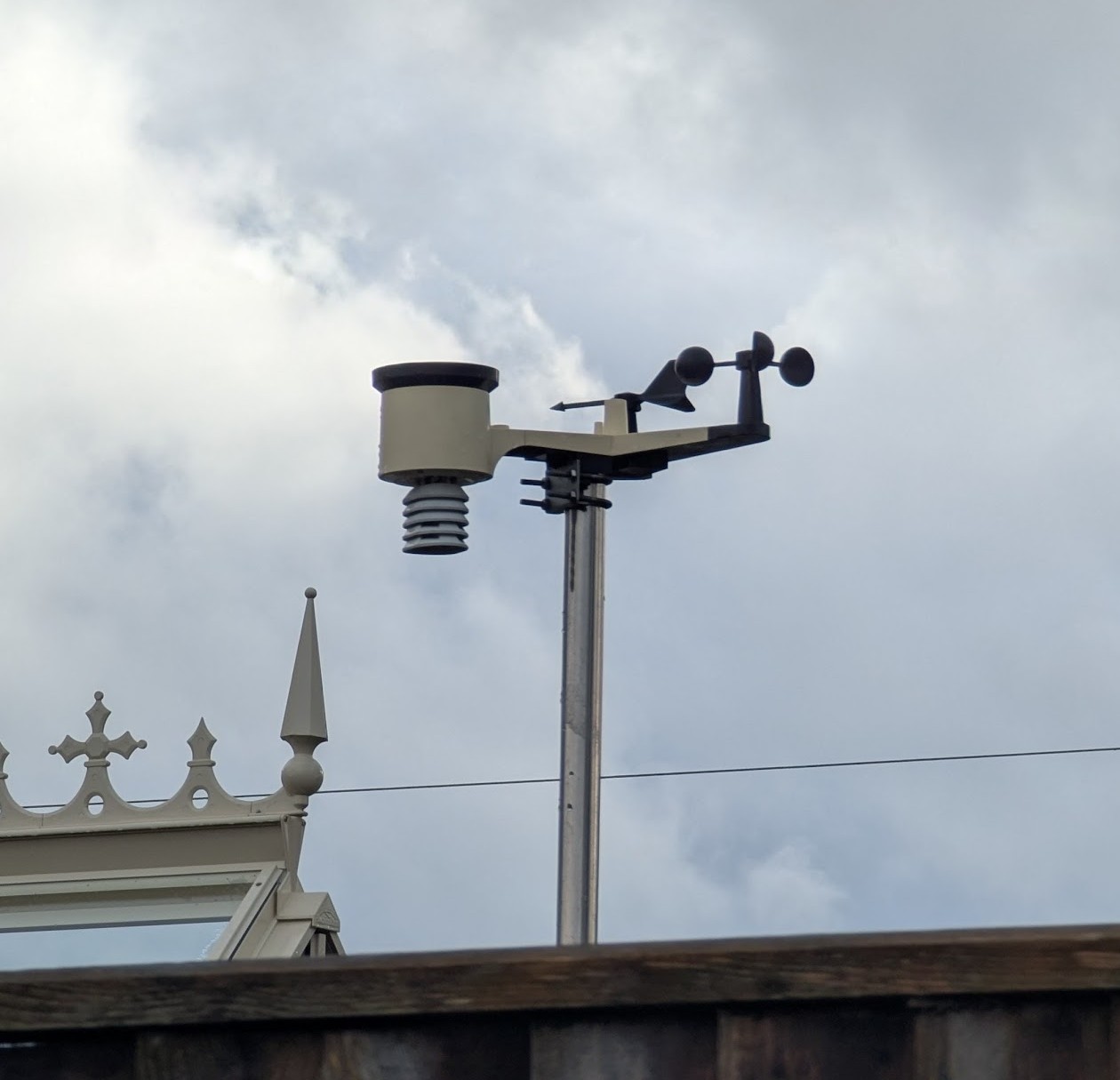 Image 1: The IMALME1 weather station in Crudwell
